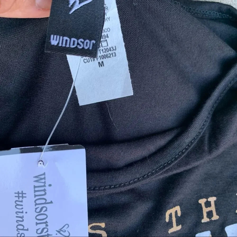 Windsor Whiskey Crop Top Size Medium
